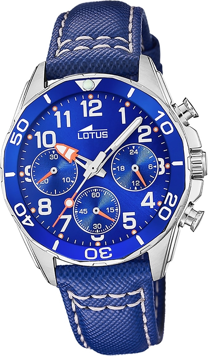 Lotus Leder Jugend Kinder Uhr Armbanduhr blau Elegant Classic D2UL18859/1
