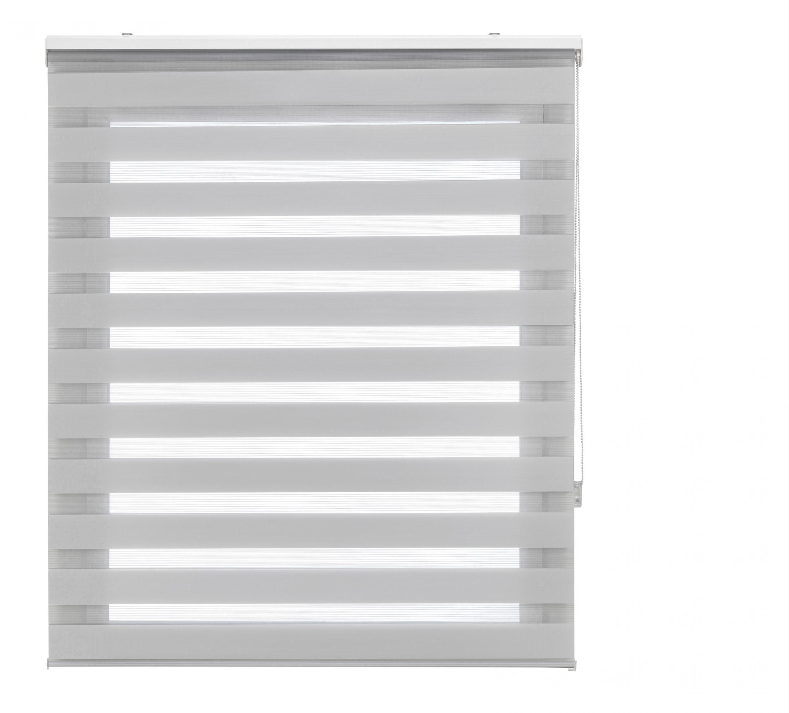 Purline Zweifarbiges Tag und Nacht - Rollo mit Doppelstoff und Haspelkette