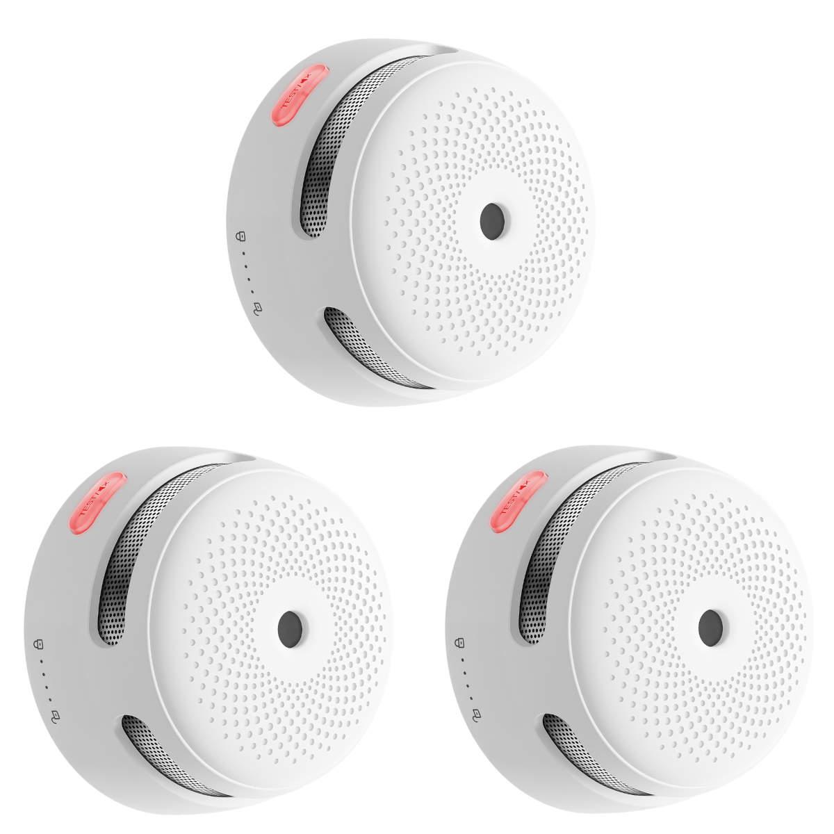 X-Sense XS01-M - Vernetzter RF Funk Mini-Rauchmelder (3er-Set)