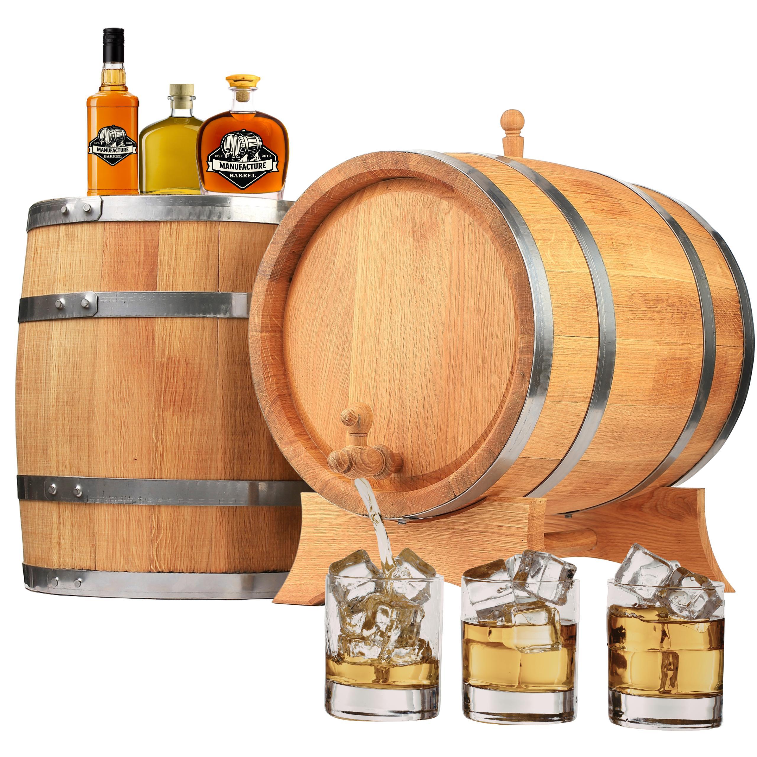 Relaxdays Botte Da 1,25 Litri Per Liquori, Piccolo Barile In Legno Di Quercia Con Rubinetto Per Whisky Vino Marrone 70287256 Relaxdays Botte Da 1,25 Litri Per Liquori, Piccolo Barile In Legno Di Quercia Con Rubinetto Per Whisky Vino Marrone 70287256