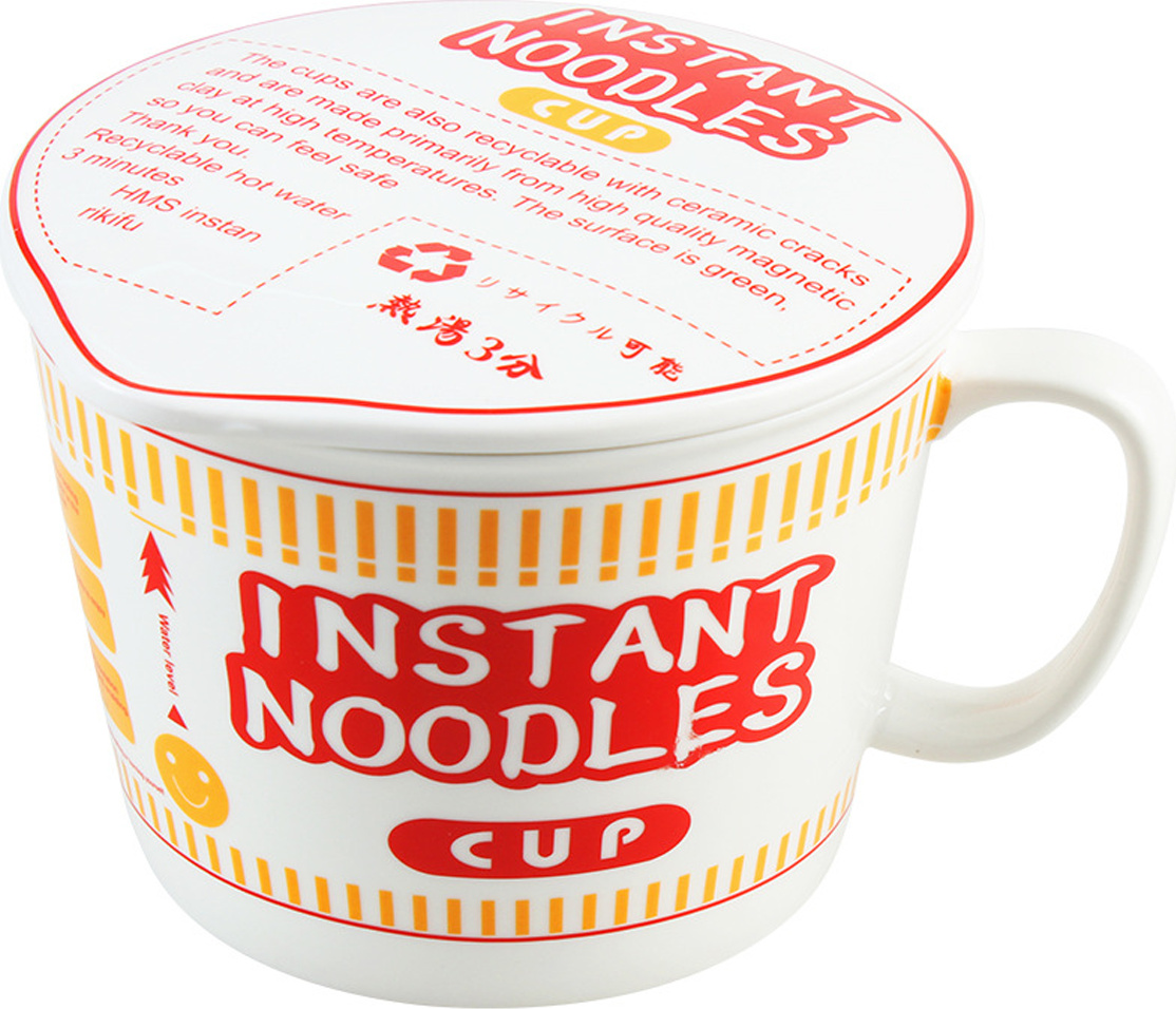 Crrynuo Japanische kreative Keramikschüssel, Instantnudelschüssel, Ramen-Mischschüssel KAU-LR-UN-CPK-20251119-84