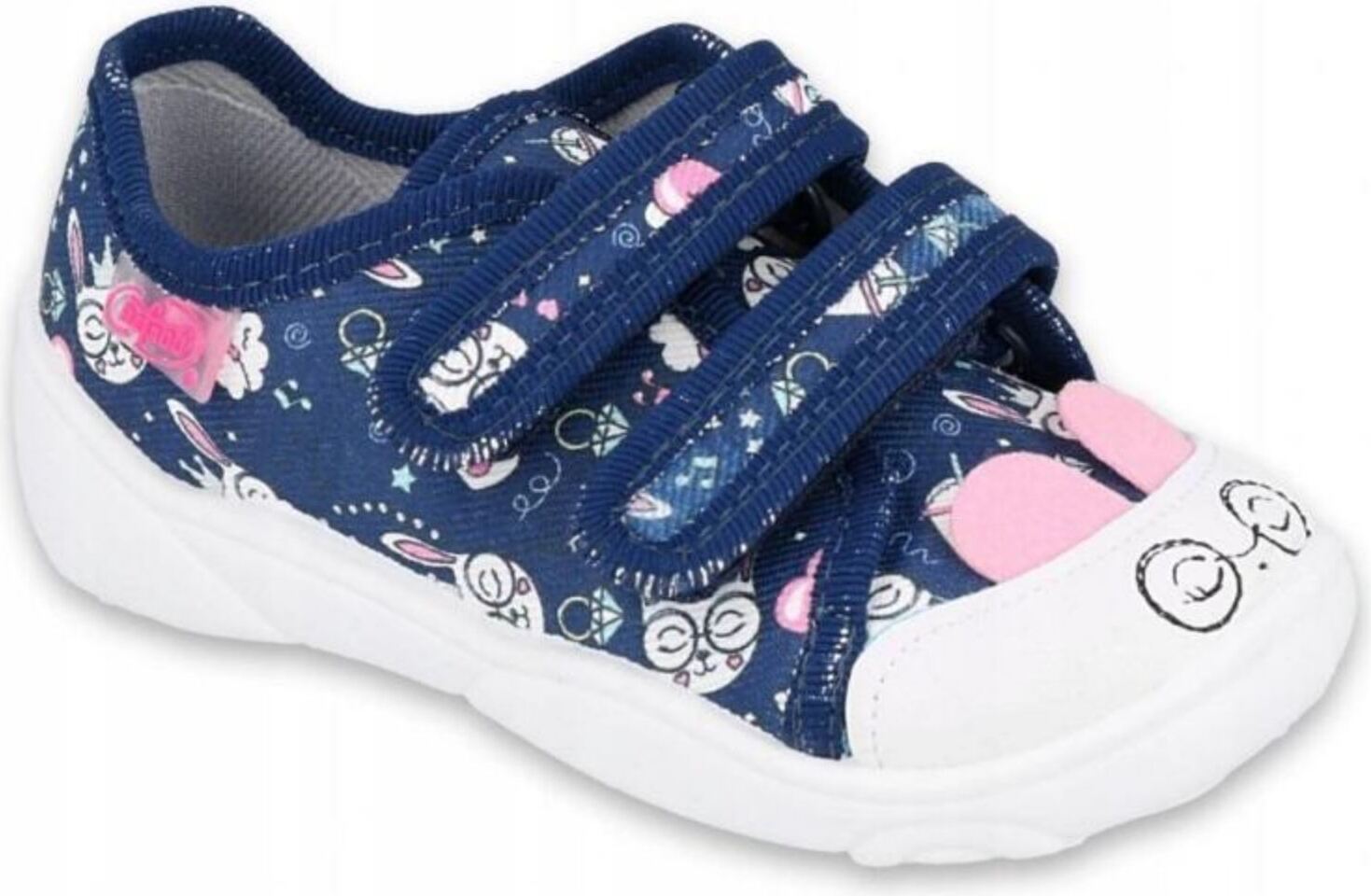 Tenisky plátenky kecky Befado Maxi 907P127 modré 22