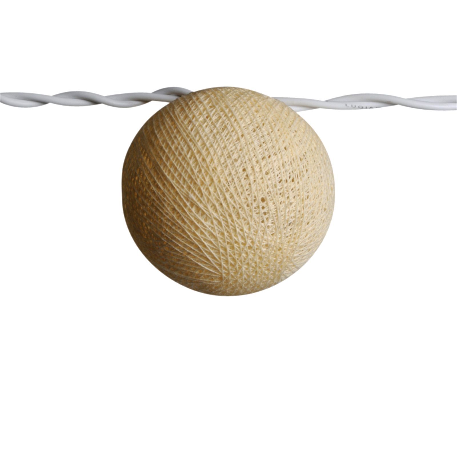Freak Scene Lichterkettenkugel - Cocoon Kugel - beige EG