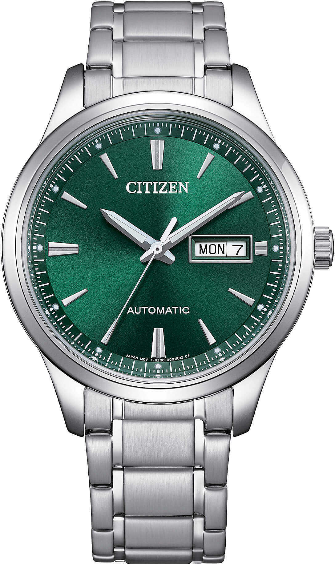Mechanické Citizen Silver so skrutkou Collection Meccanico Day Date - muž