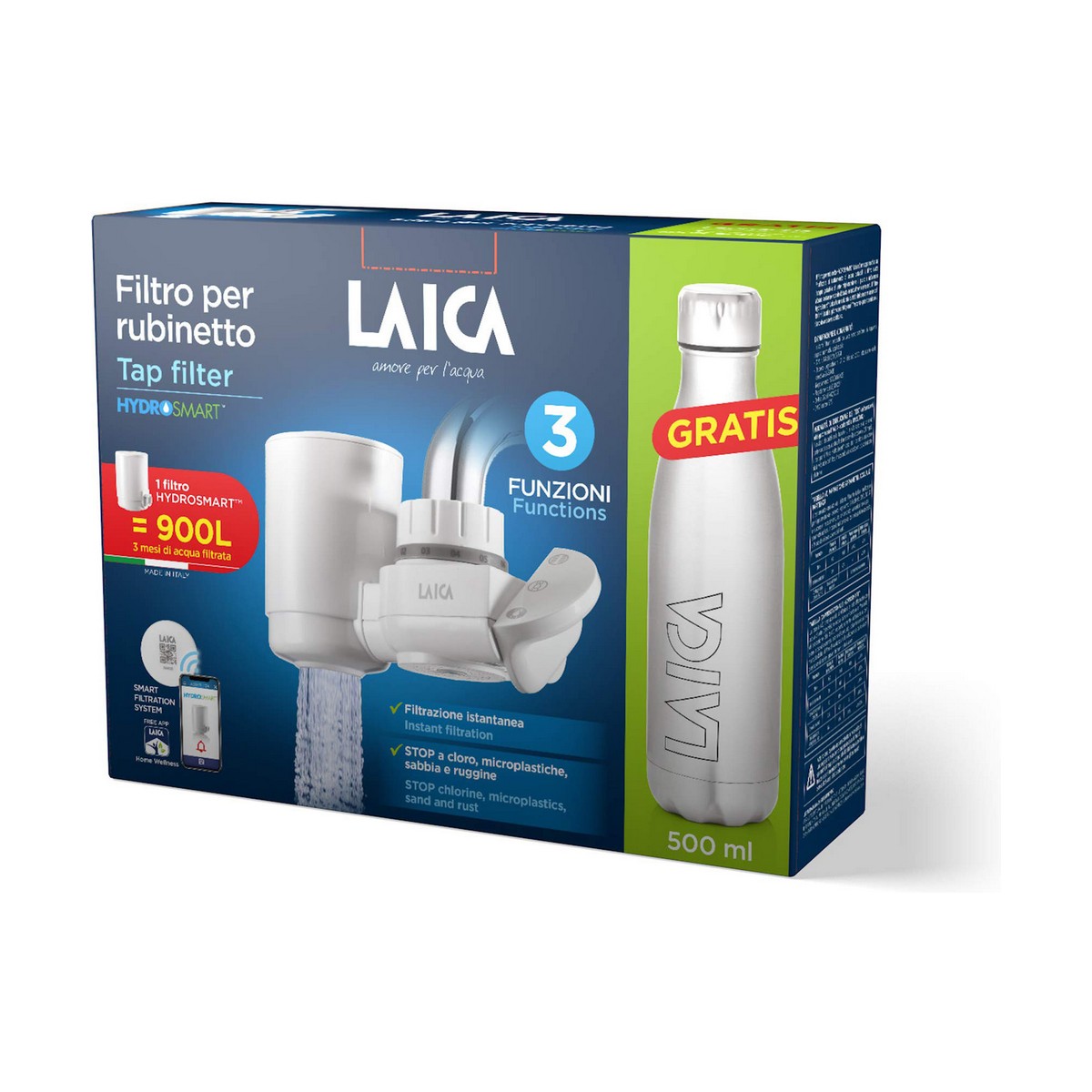 Laica VENEZIA Wasserhahnfilter Weiß RK50A01