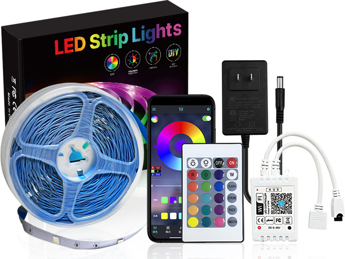 INF Smart LED Strip Lights Kit mit WiFi & Sprachsteuerung, 40m 40 376012
