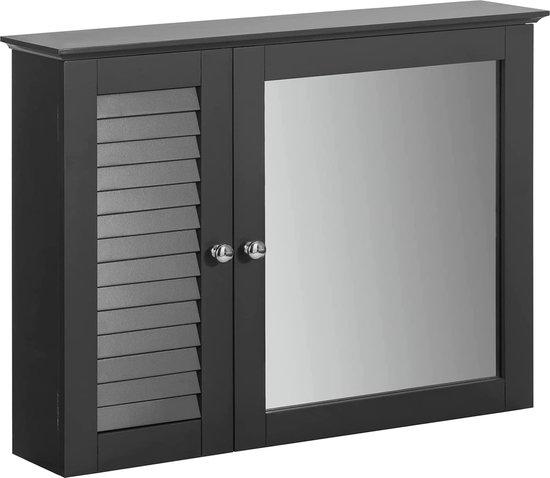 OEM Antraciet grau Spiegelwandgarderoben Schrank 65 x 15 x 49 cm 2026