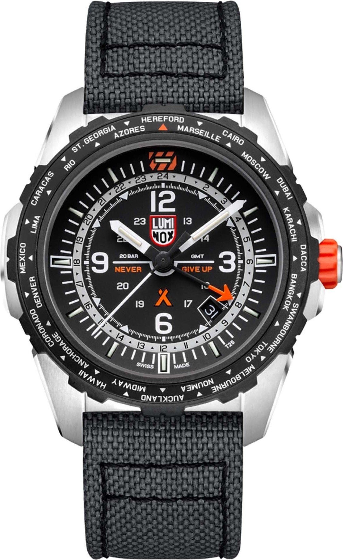 Pánske hodinky Luminox XB.3761 sivé