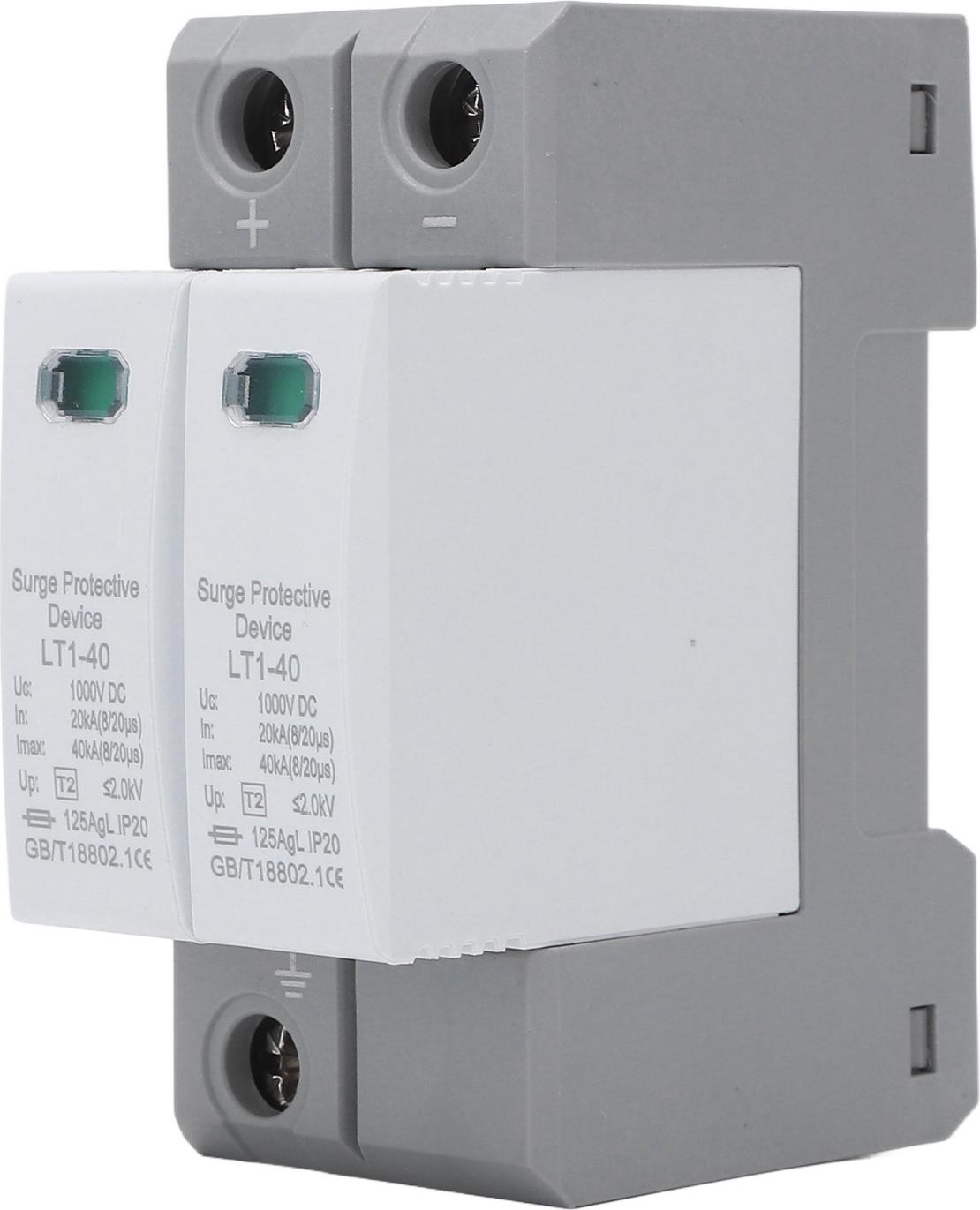 Cocosity DC-Überspannungsschutzgerät Modulares Design Flammwidriges Schnellreaktions-Ableitergerät 2P 40KA 1000V