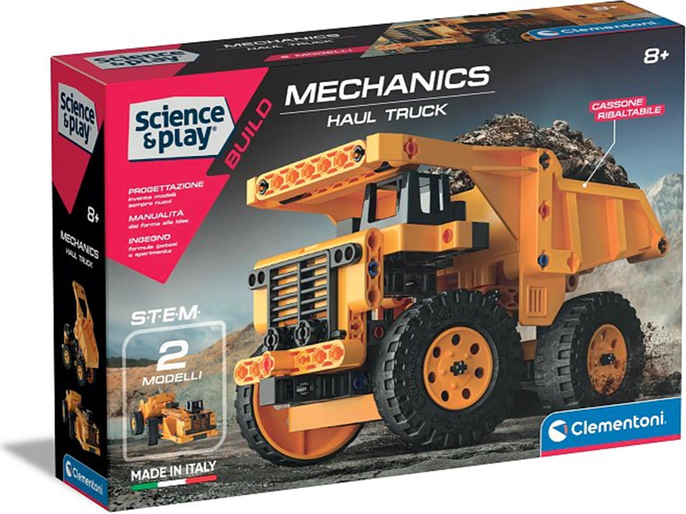CLEMENTONI Science&Play Mechanische Laboruntersuchung Autos 2in1