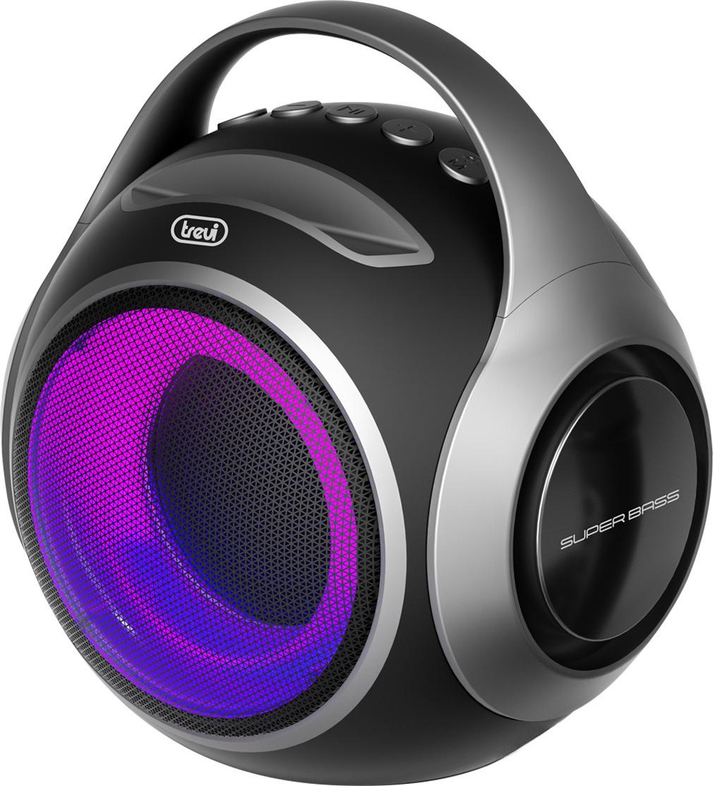 Trevi XR8A202 Schwarzer drahtloser Bluetooth-Party-Lautsprecher wasserdicht IPX5 20W 0XR8A20200