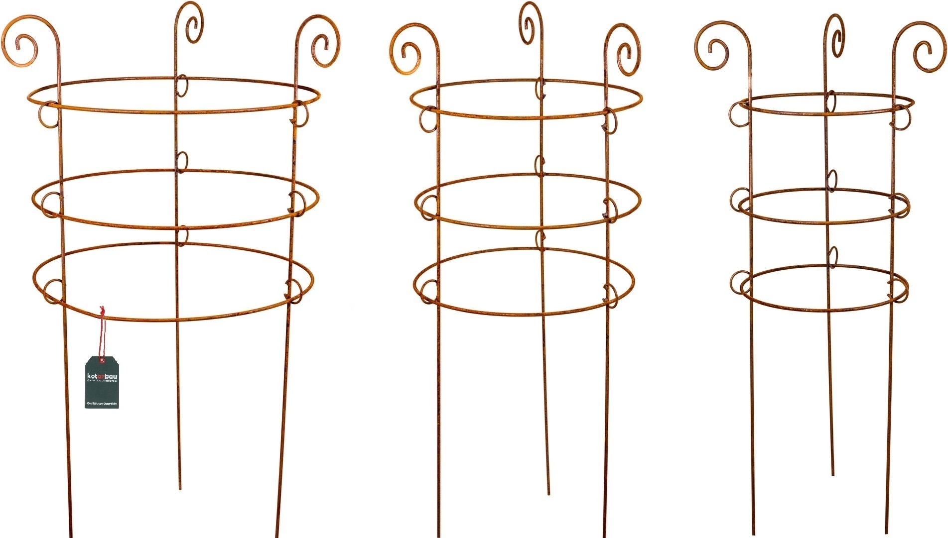 KOTARBAU Supporti Per Pali Regolabili 80x80 Mm – Zincati, Altezza 90-150 Mm, Per Gazebo E Recinzioni, 2 Pezzi