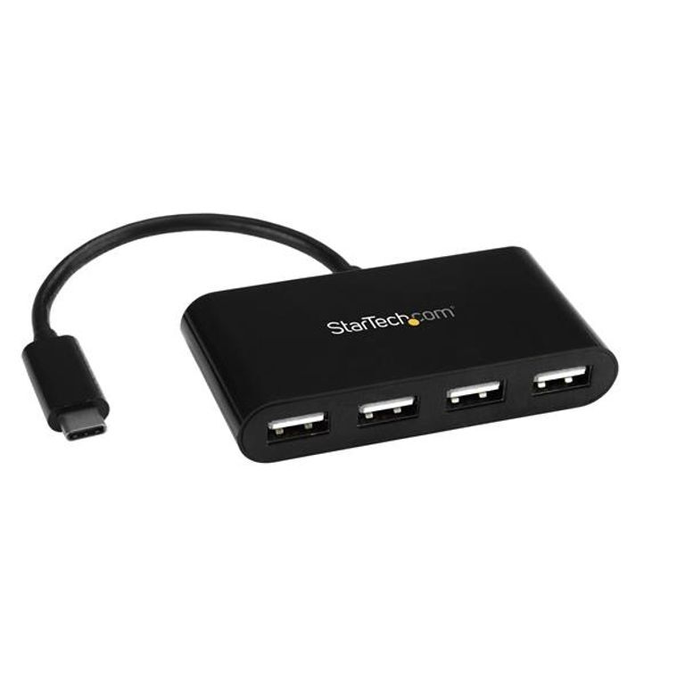 StarTech.com 4portový rozbočovač USB-C - Mini rozbočovač - USB C na 4x USB-A