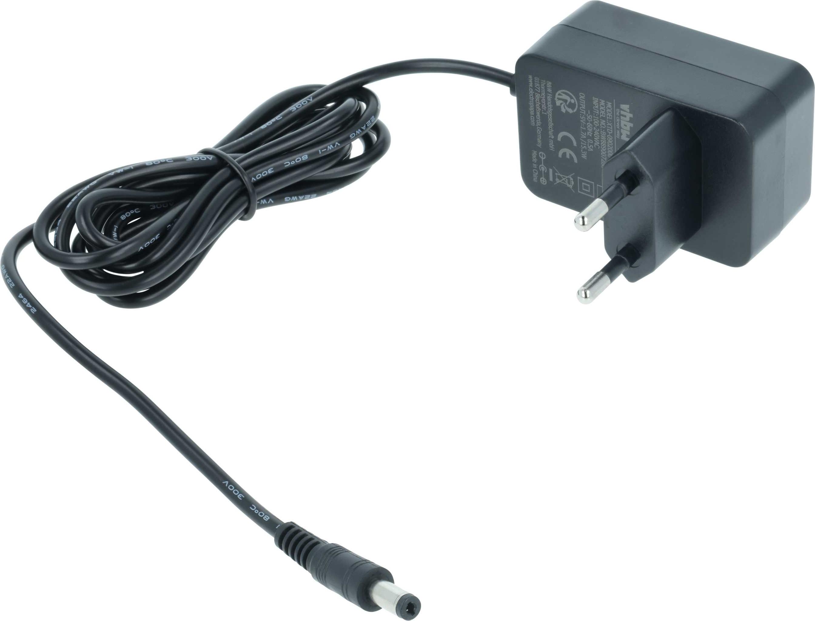 vhbw Netzteil kompatibel mit Korg Kaossilator-Pro, Kaoss Pad 3+, D1, KROSS, microSampler, Clip-Hit elektronisches Musikinstrument - 154 cm 183289643-1