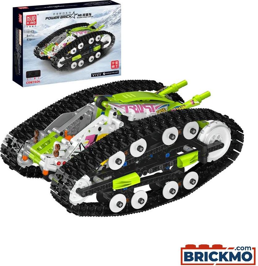 Mould King Remote Controlled Ketten-Rennfahrzeug Bauset 13153