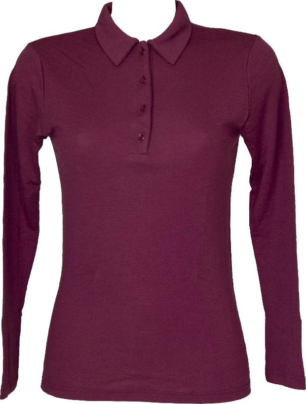 RAGNO Damen-Poloshirt aus reiner Wolle, lange Ärmel, Kragen und Knöpfe, warmes und bequemes Hemd aus Babywolle, Artikel DB63AT, 3 - TERZA, Lana 100%