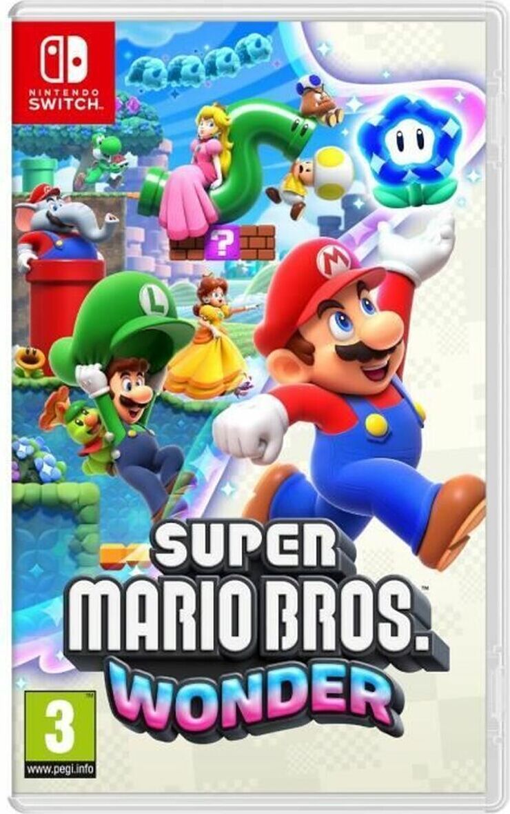 Nintendo Super Mario Bros. Wonder, Nintendo Switch, Režim multiplayer, E (bez obmedzenia), Stiahnuť