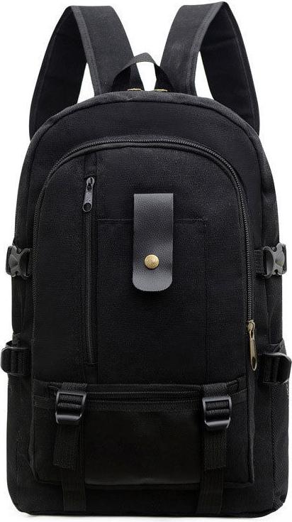 Permani Herren Rucksack Cityrucksack Businessrucksack Alltagsrucksack Grendy Schwarz