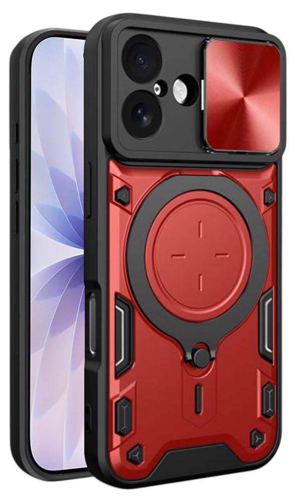 Techsuit – CamGuard Pro Hülle für iPhone 17 – rot