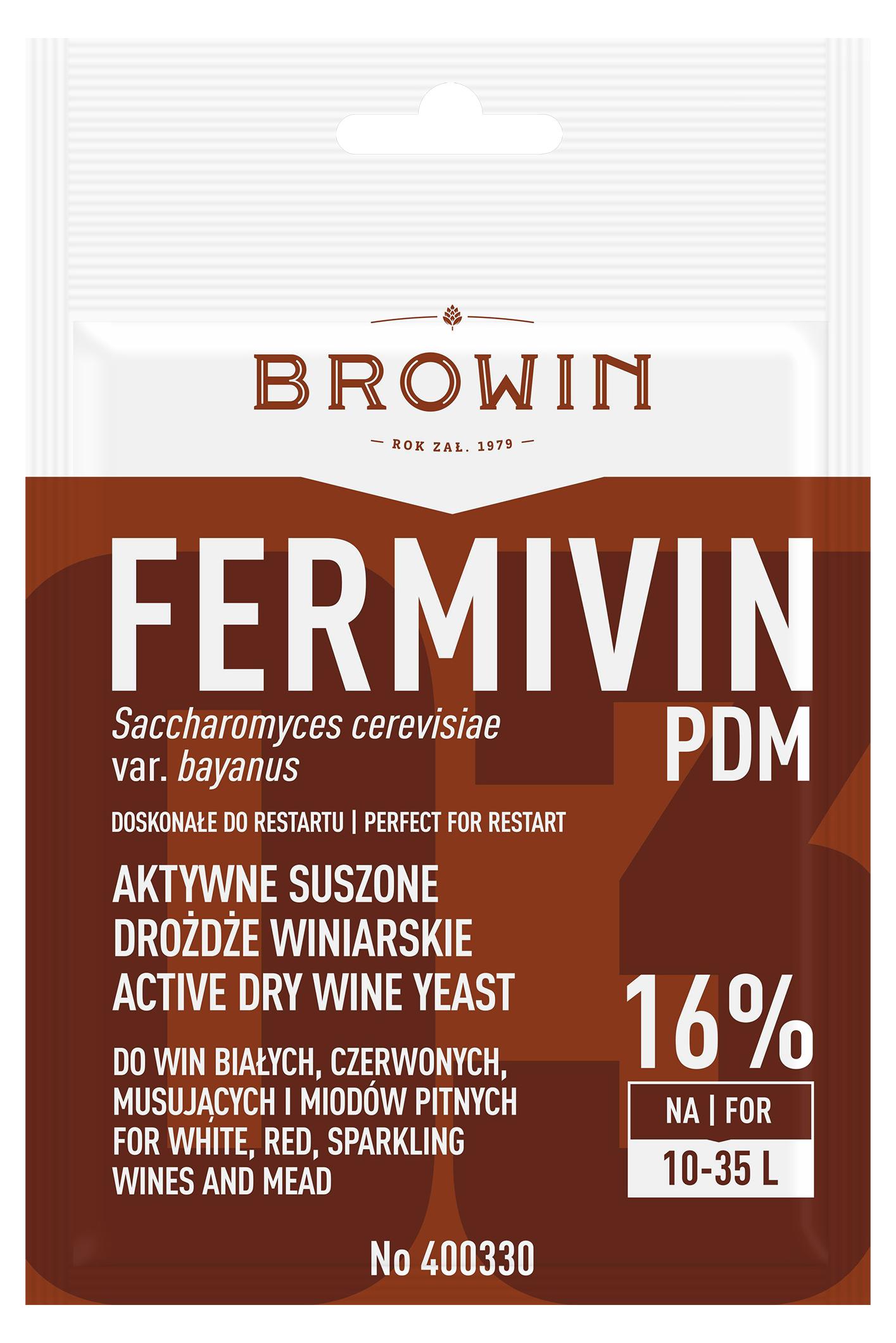 Browin Trockenhefe für Stark- und Schaumweine 7 g