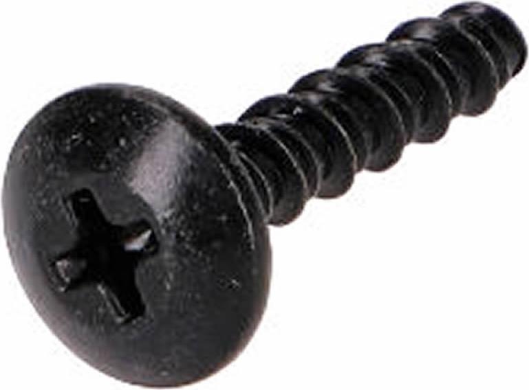 Gewindeschraube Piaggio Blechschraube Kreuzschlitz, 4,0x20 mm, schwarz, 258146