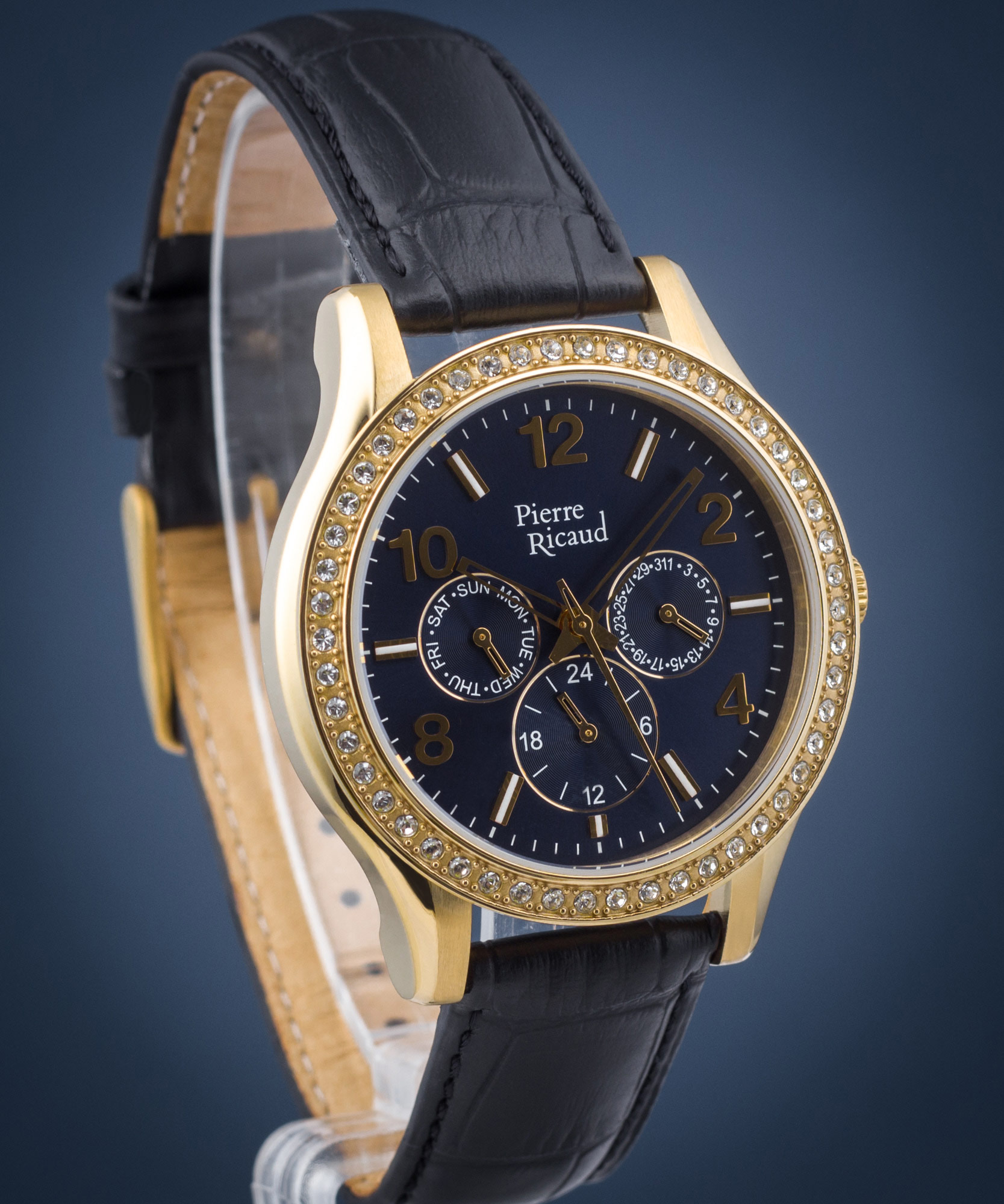 Hodinky Pierre Ricaud P21069.1255QFZ čierne