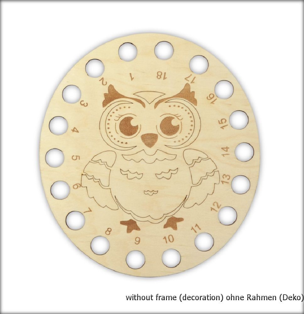 Oven "Garnorganizer Eule", 16x15cm 1211