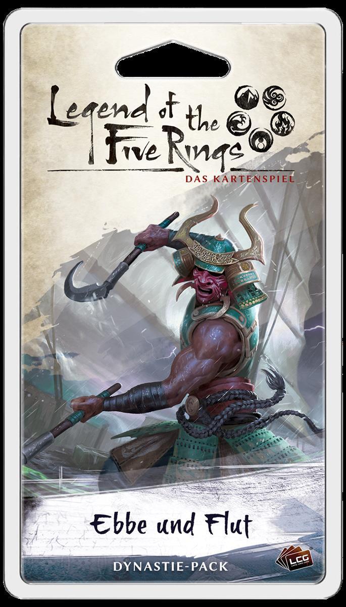 Fantasy Flight Games L5R LCG: Ebbe und Flut Dynastie-Pack (Elementar-4) - deutsch 102950