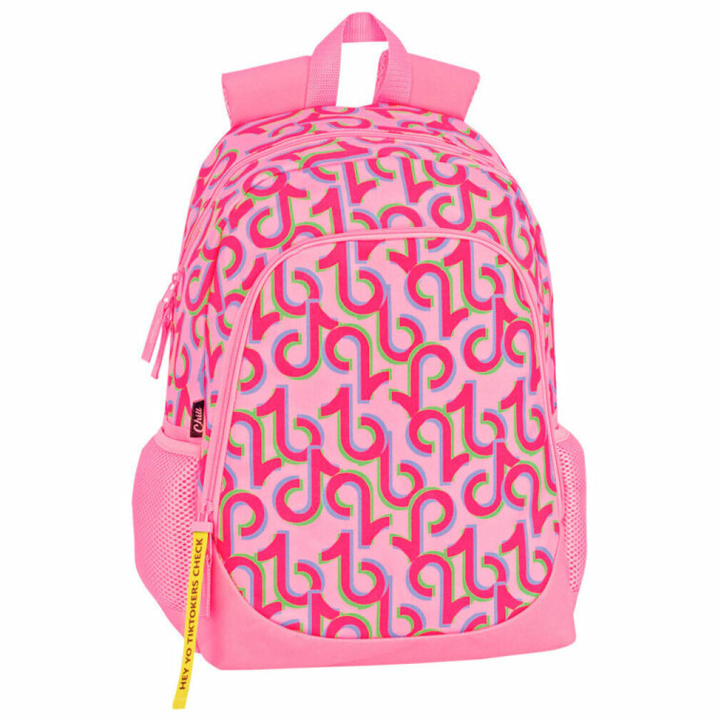Perona Anpassungsfähige Tiktok-rucksack-duette 42 Cm Rosa Rosa One Size