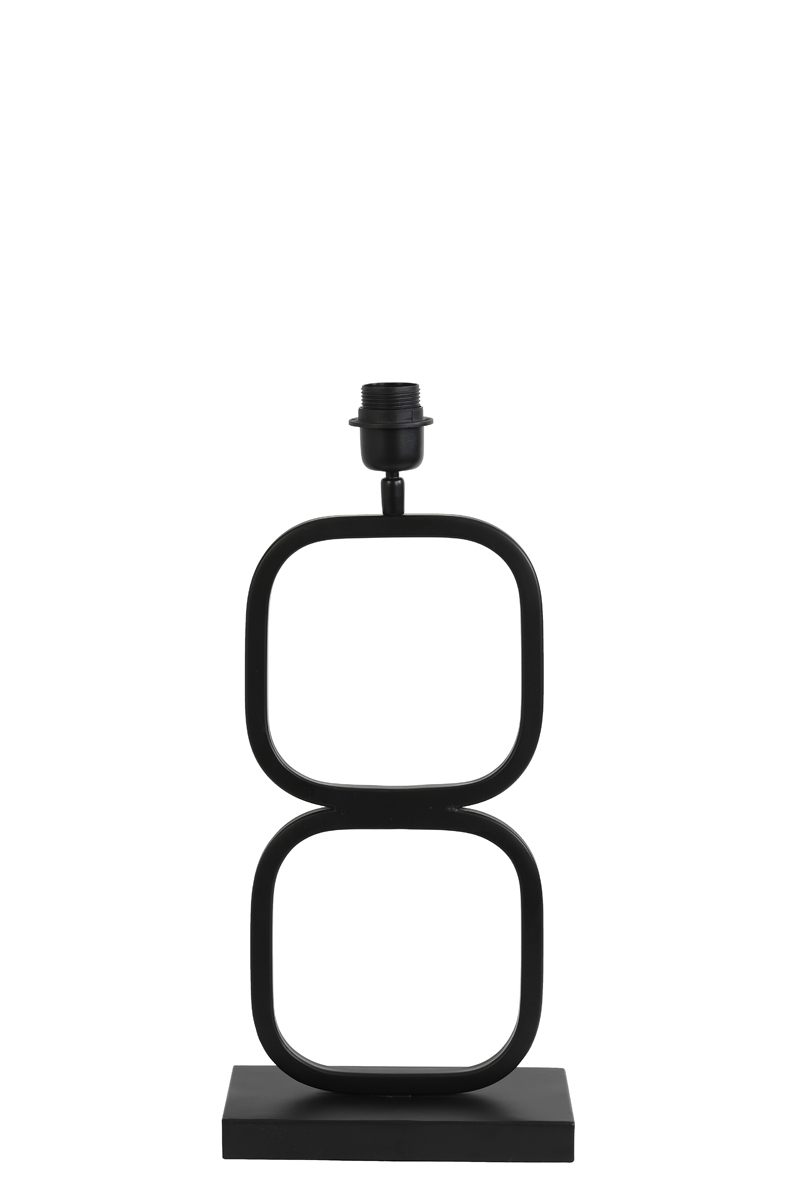 Light & Living - tischlampe - Lutika - schwarz - metall - einzelne leuchte - E27 - 8302812