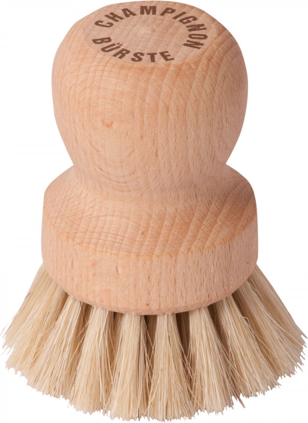 Gravidus Champignonbürste Pilzbürste Champignon Pilz Putz Bürste aus Holz g-7058