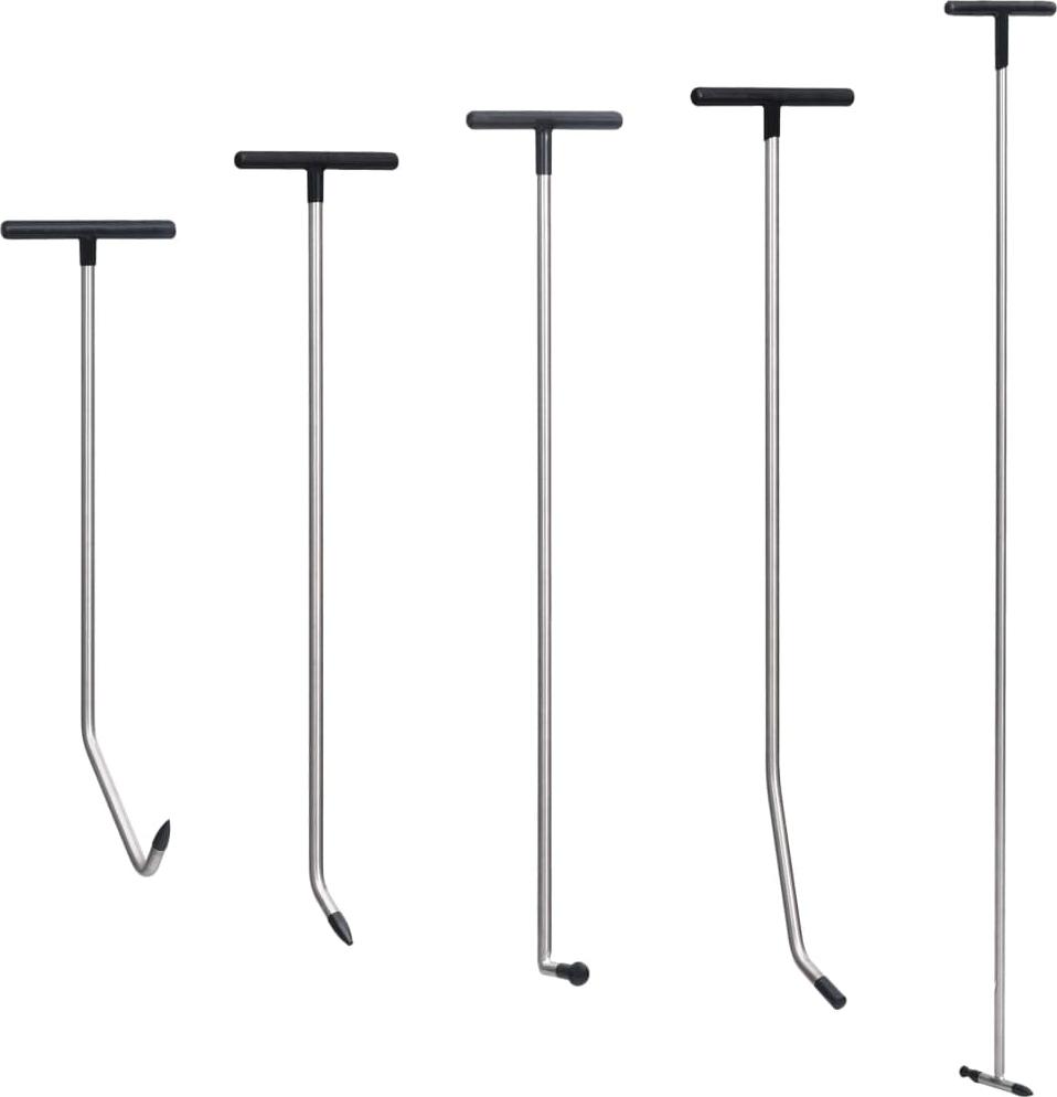 vidaXL 5-tlg. Ausbeulwerkzeug-Set Lackschadenfrei Edelstahl 210592