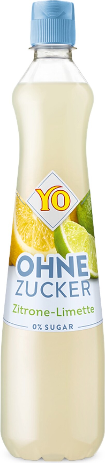 YO Sirup YO Ohne Zucker Zitrone-Limette Sirup 700ml