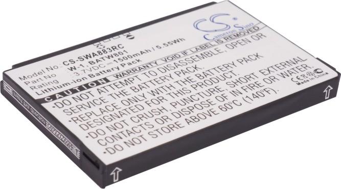 TECHTEK Akku Kompatibel mit [Sierra Wireless] Aircard 753S, Aircard 754S, Aircard 754S LTE, Aircard 763s, AirCard 801S, AirCard 802S, AirCard 80XS, A