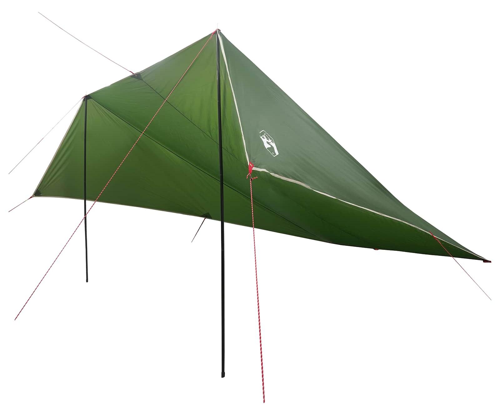 vidaXL Fahrzeugmarkise Grün 518 x 580 x 215 cm Polyester und Stahl 42028555