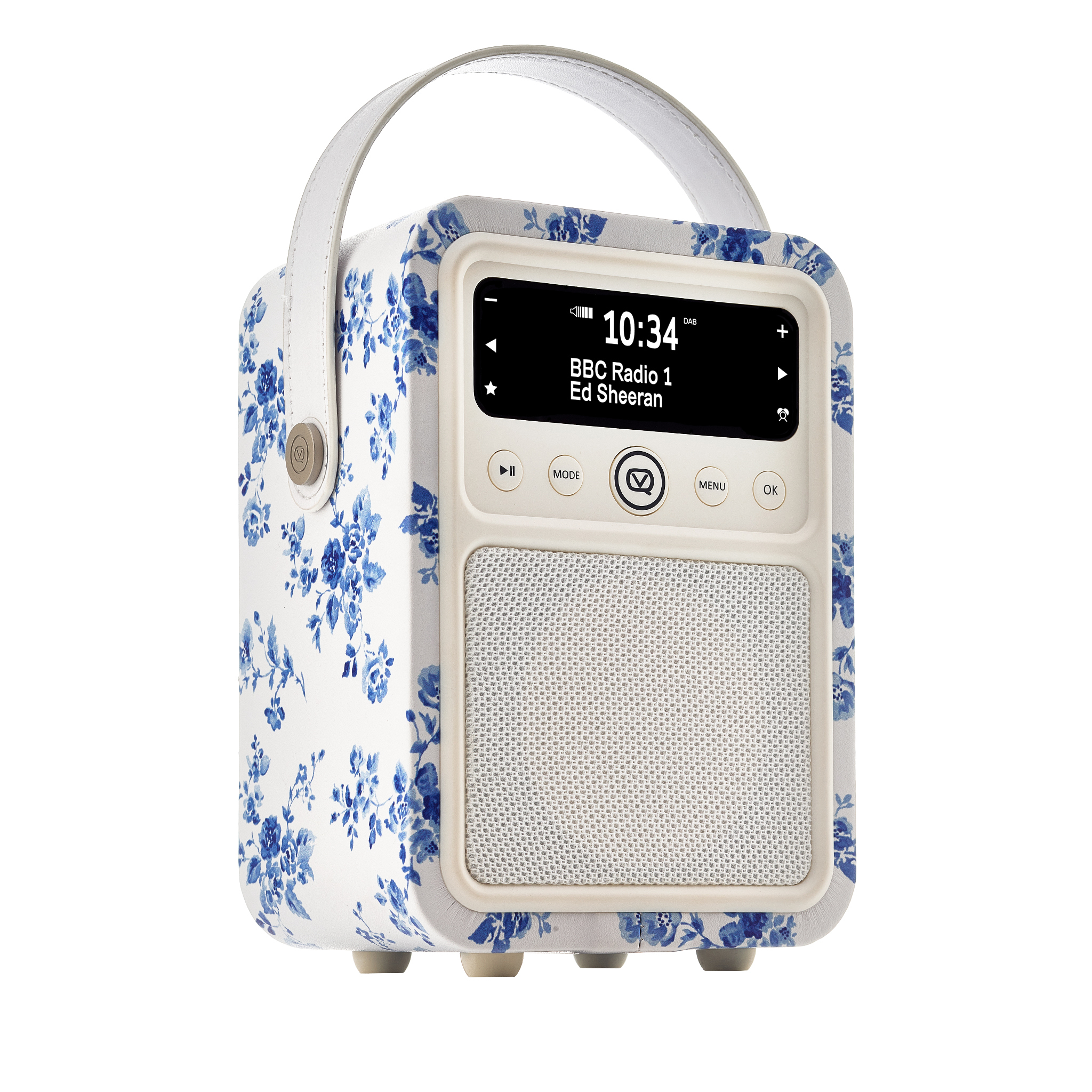 Laura Ashley - Radios - Kuechenradios - China Rose Monty DAB/DAB+ Digital und FM Radio mit Bluetooth von VQ VQ-MONTY-LACR-DE