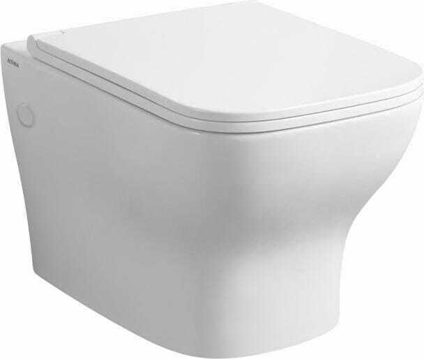 Wand WC-Kombination mit Toilettensitz, ohne Spülrand | Swing