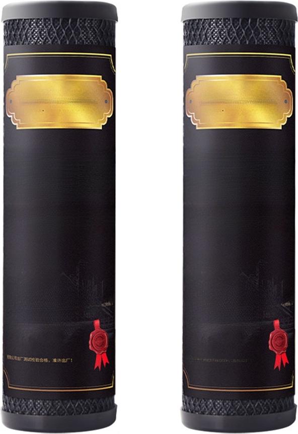 INF 2er-Pack 10-Zoll Kalkinhibitor-Aktivkohle-Wasserfilterpatronen - Universal 392501