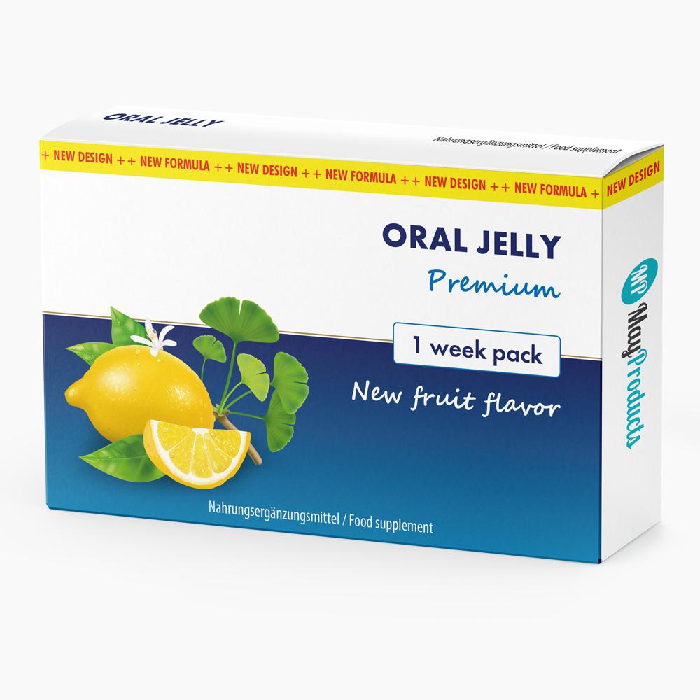 Glory Products OÜ Oral Jelly | Speziell für den aktiven Mann | Mit natürlichen Zutaten | (7 Beutel)