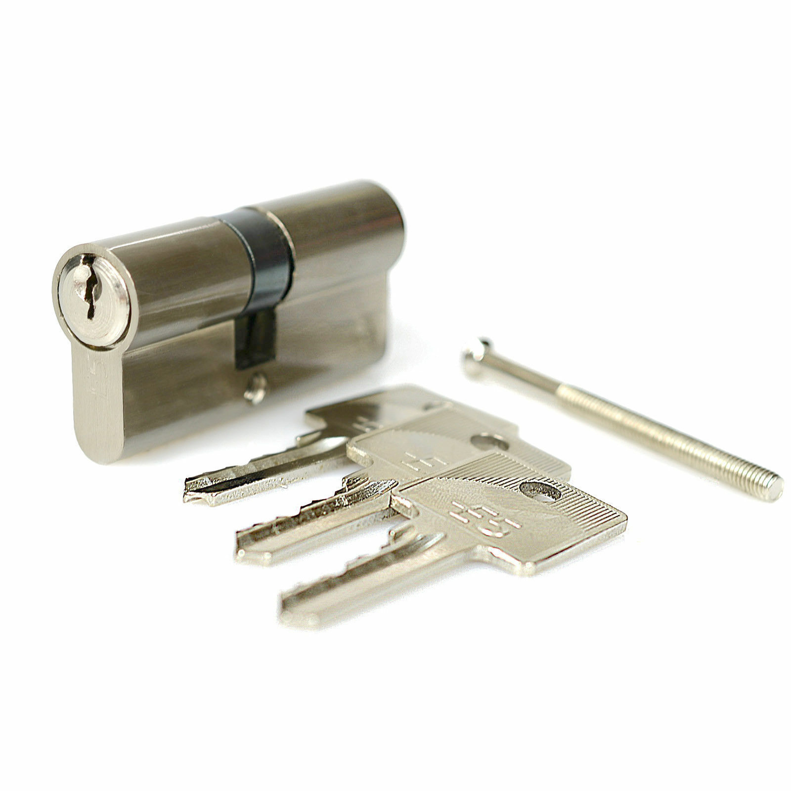 Sicherheits Schließzylinder Türschloß 67 mm 6 x Schlüssel 31/36  Messing 