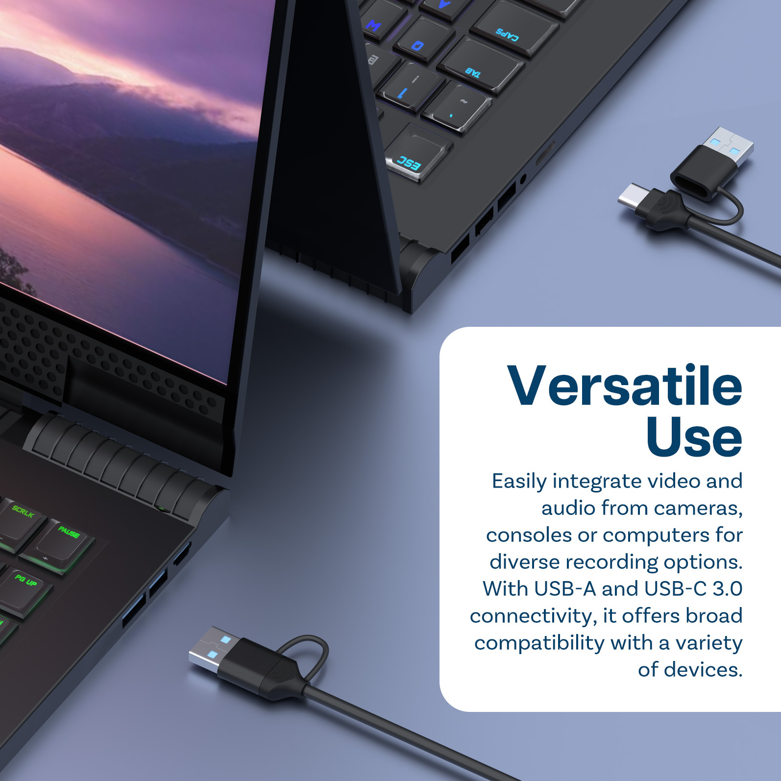 Video Capture Card USB-A/C 3.0 von MMOBIEL - Video Grabber & Streaming Zubehör Video Capture Cable - 7507