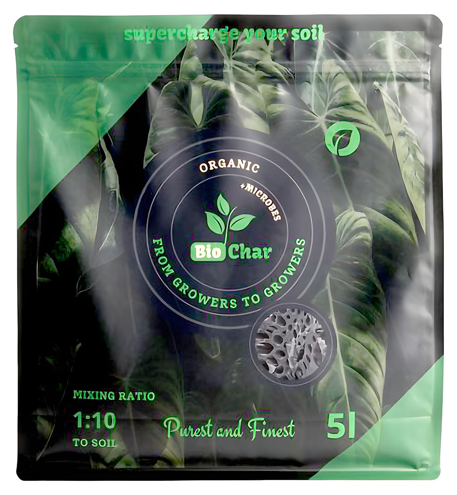 CO2 Products Biochar + Microbes Biokohle, 5 Liter