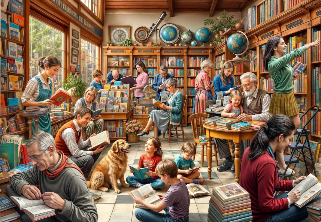 BLUEBIRD Puzzle Bookstore 1000 dks