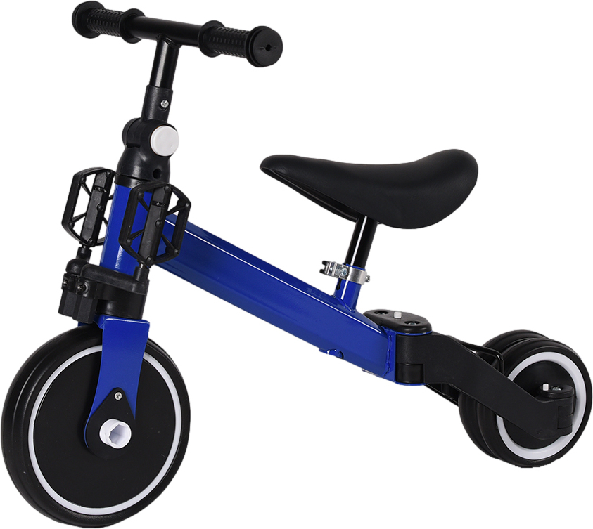 Mipan 2 in 1 Kinder Dreirad Laufräder Laufrad für 10-36 Monate Alt Jungen Mädchen Lauffahrrad für Kinder mit Verstellbarer Sitz Blau