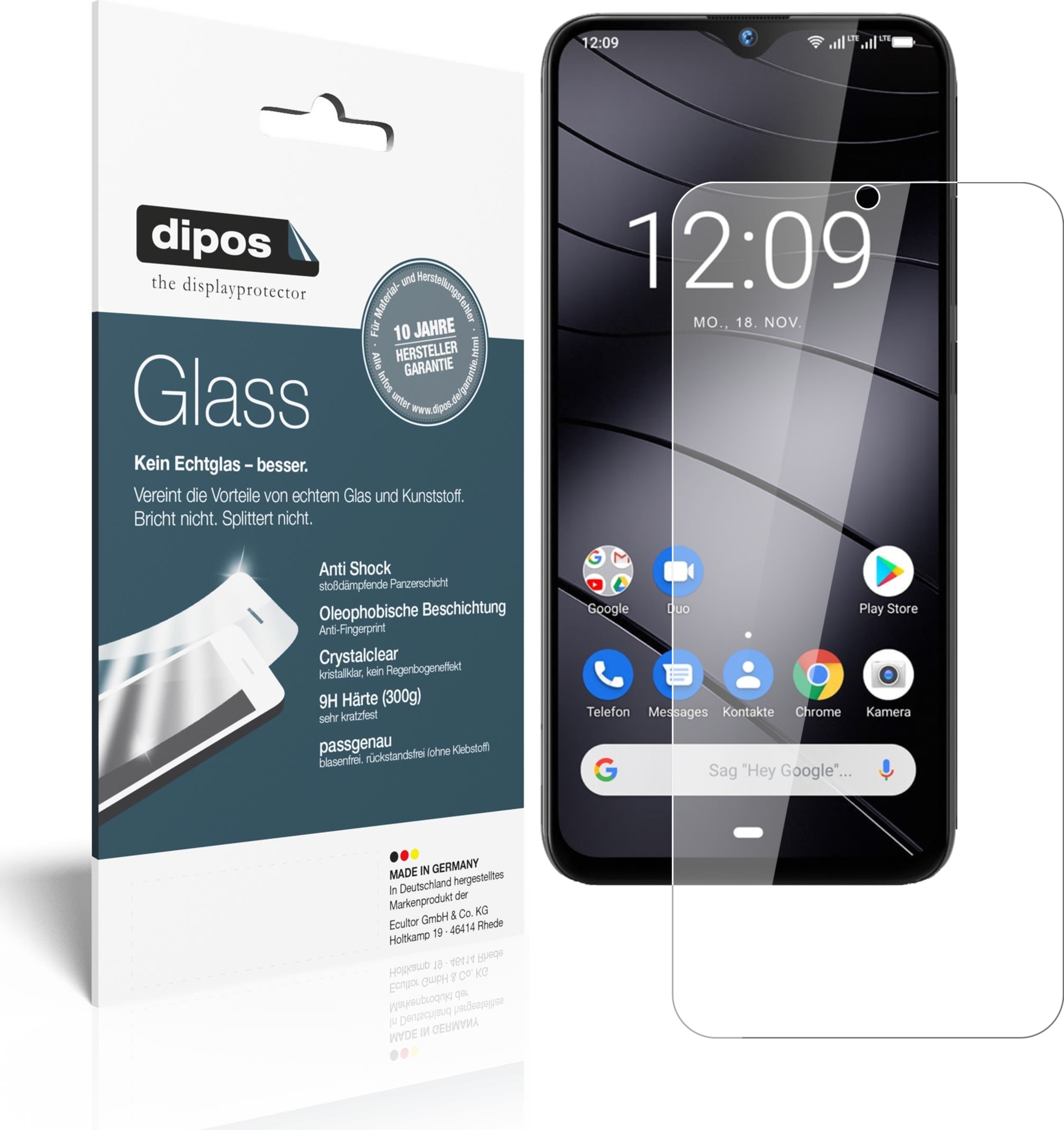 NUCNOK 2 Pezzi Pellicola Protettiva per Honor 90 (Non Vetro),HD Fil