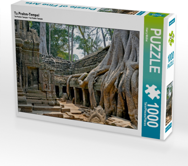 Calvendo Ta Prohm-Tempel 1000 Teile Puzzle quer 640x480mm, Müller Harry; 7464079