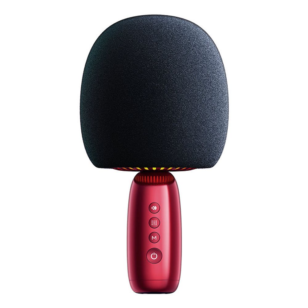 Joyroom Bezdrôtový karaoke mikrofón s Bluetooth 5.0 2500mAh reproduktor červený (JR-K3 červený)