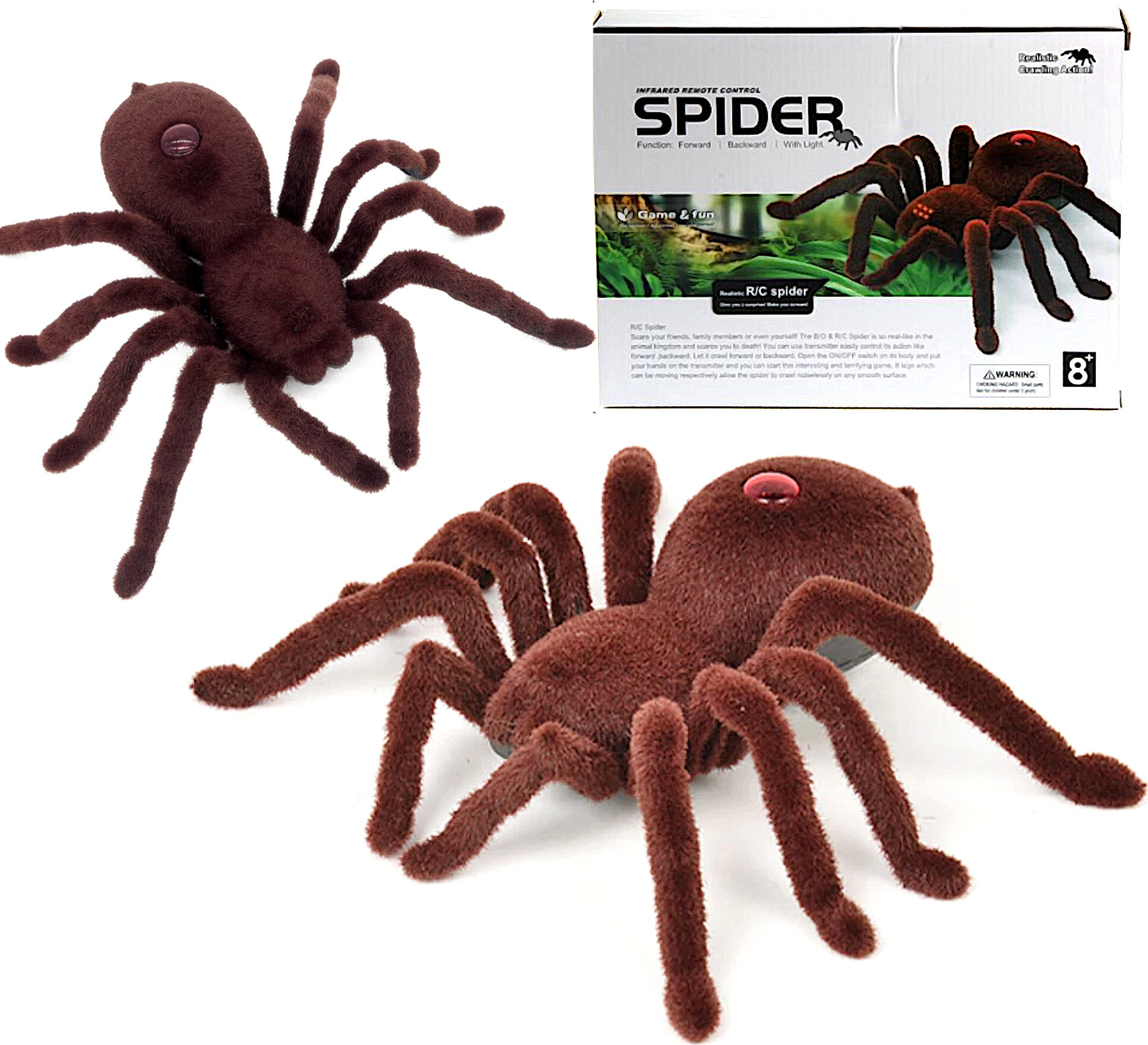 Aga Ferngesteuerte Spinne TARANTULA Braun SKLADEM