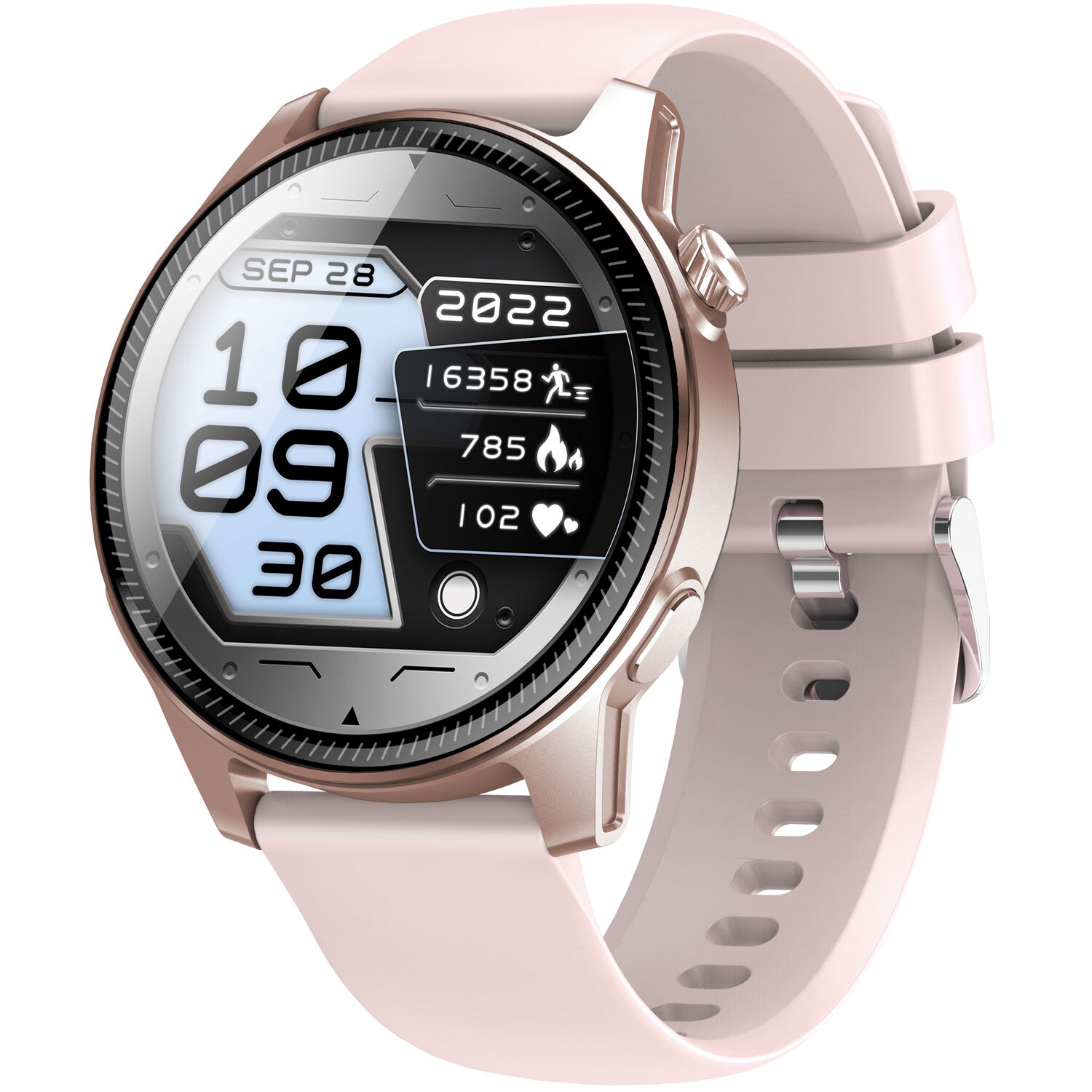 Denver SWC-392 Smartwatch Bluetooth Rose Wie Neu