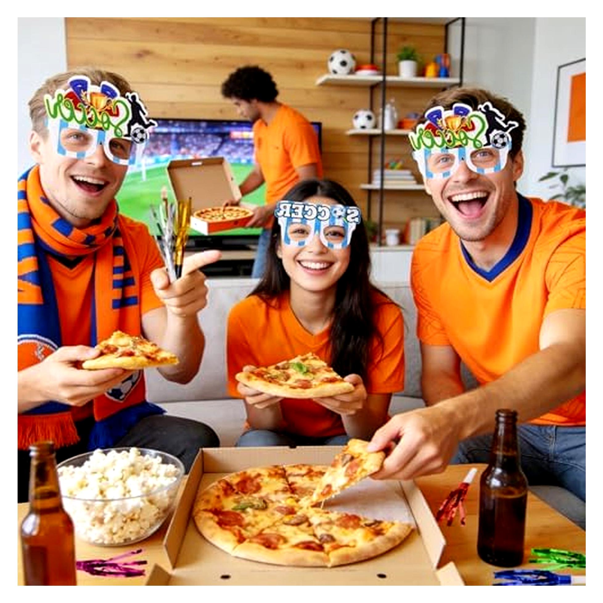 Markenlos 4 Sets Fußball Partyzubehör für Kinderpartys